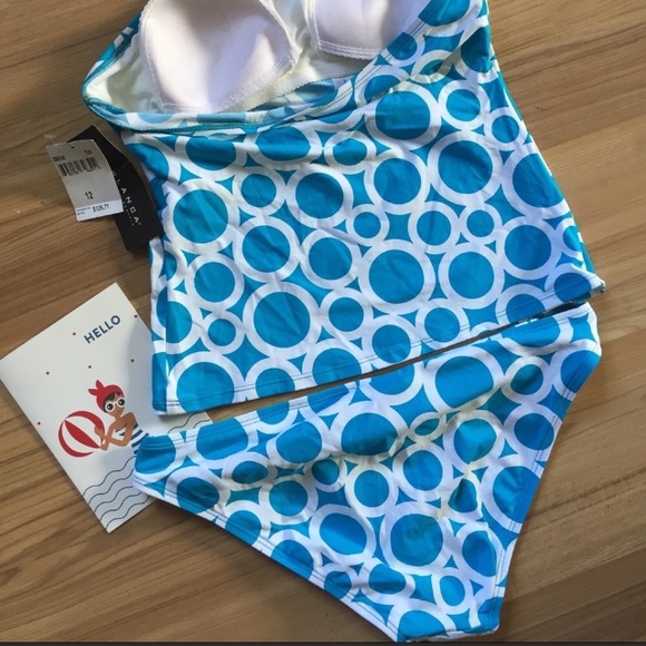 🆕La Blanca Halter Top/Bikini Bottom Sz 12 Suit - Picture 2 of 7